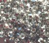 200 6mm Acrylic Faceted Metallic Silver